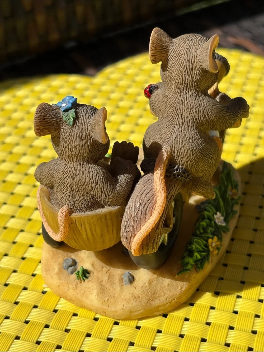 Charming Tails Figurine“Along For The Ride”